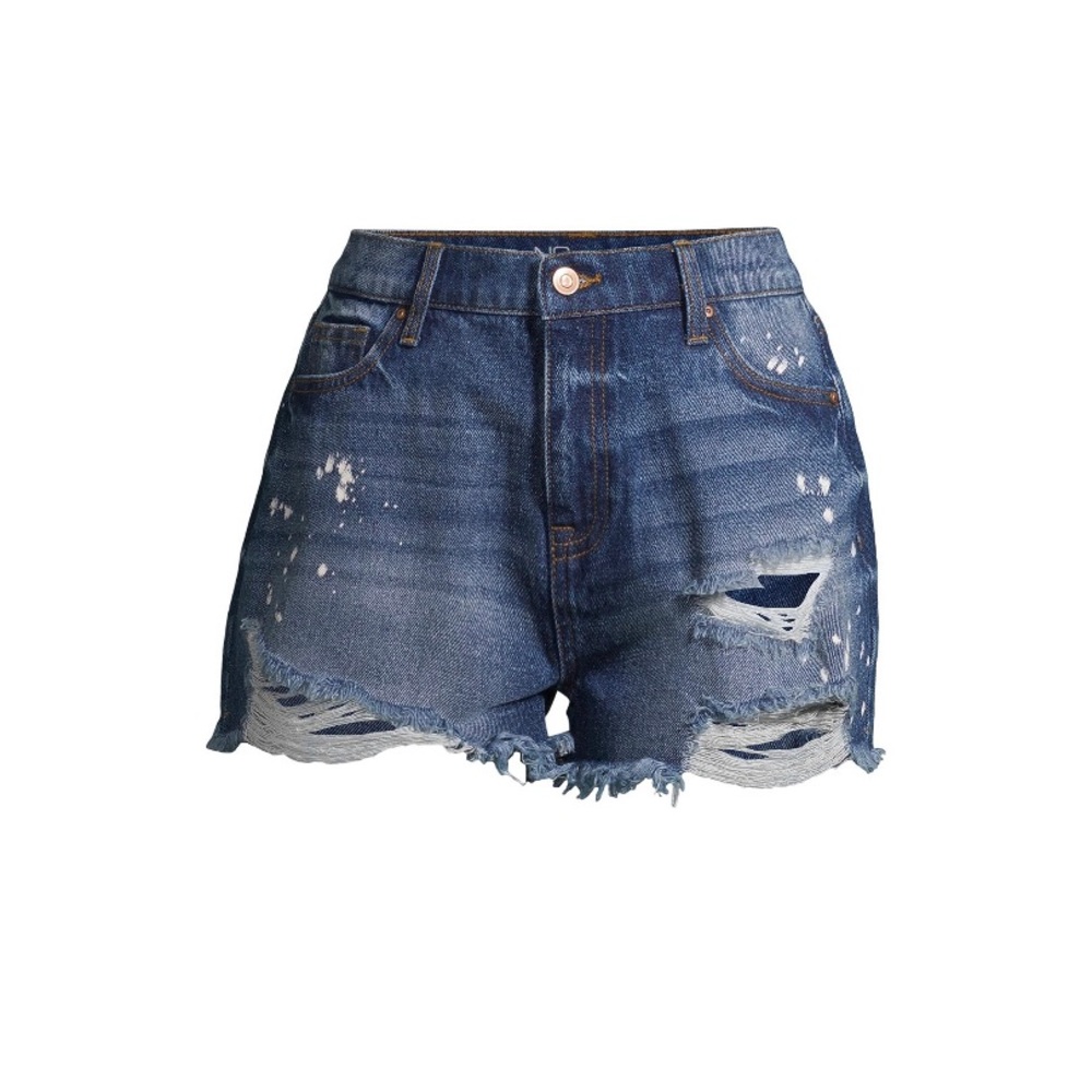 No Boundaries Destructed Mom Short